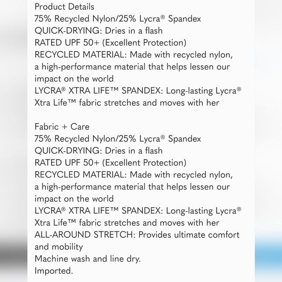 Athleta Crossed Tankini, Black, Size Medium, NWT - Picture 8 of 8